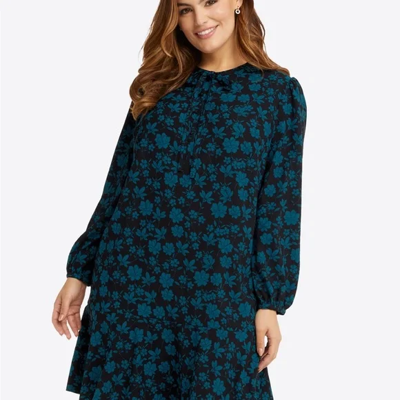 Draper James | Dresses | New With Tags Xl Draper James Tie Neck Flounce Shift Dress Get Holiday Ready | Poshmark Draper James | Dresses | New With Tags Xl Draper James Tie Neck Flounce Shift Dress Get Holiday Ready | Poshmark